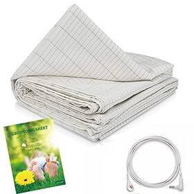 Jingreanhealthy 680904388611 Grounding Sheet With Cord Made Premium Cotton And Pure Silver