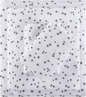 Id20-1541 Jla Home Inc Intelligent Design Cozy Soft 100% Cotton Flannel Print Animals Stars Cute Warm