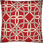 Joiz319174d0 Joita Home Trelling Red Zippered Pillow Covers Set 633556066734
