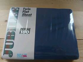 Jubilee 026598141949 Factory Sealed Twin Flat Sheet 180 Thread Count Soft Percale Made In Usa Jubilee 026598141949 Factory Sealed Twin Flat Sheet 180 Thread Count Soft Percale Made In Usa