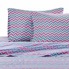 Julissa Chevron Full 4 Pc Sheet Set Aqua Purple Pink White Cotton New 400932260341 Julissa Chevron Full 4 Pc Sheet Set Aqua Purple Pink White Cotton New 400932260341