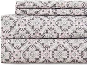 Kacemoo 445057893848 King Sheet Set 4pc Printed Sheets Beige Floral Pattern Boho Cooling Deep Kacemoo 445057893848 King Sheet Set 4pc Printed Sheets Beige Floral Pattern Boho Cooling Deep