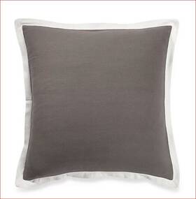 Kate Spade New York 886087390391 2 Frame Charcoal Euro Shams Kate Spade New York 886087390391 2 Frame Charcoal Euro Shams