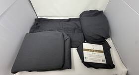 Kathy Ireland 008678888821 Silky Soft Deep Pocket Bamboo Sheets King 6 Pcs - Dark Gray