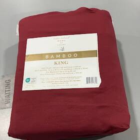 Ki-bamboo-4pc-king-red Kathy Ireland Bamboo King Size 4pc Sheets - Red Wine