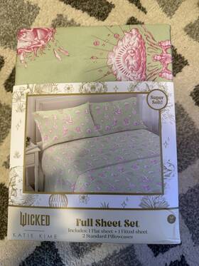 94677222 Katie Kime Wicked Full Sheet Set 4 Piece New Super Soft 94677222 Katie Kime Wicked Full Sheet Set 4 Piece New Super Soft