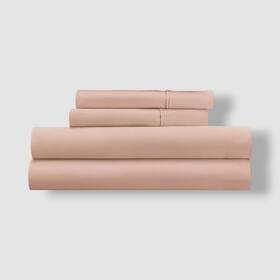 Kaycie Gray 196901143035 Pink Microfiber 4-pc. Sheet Set - Twin Xl Size