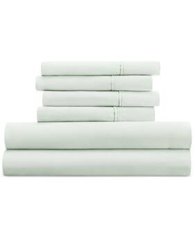 Mc-6pc-txl-gn Kaycie Gray Microfiber 4-pc. Sheet Set Twin Xl - Light Green