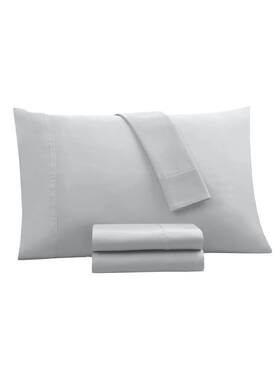 Kensingston Garden 628961003887 Valencia Gray Solid 1000 Thread Count Full Sheet Set