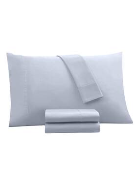 Jet10194 Kensingston Garden Valencia Light Blue 1000 King California Sheet Set
