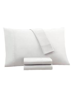 Jet9815 Kensingston Garden Dover White Solid 1500 Thread Count Queen Sheet Set Jet9815 Kensingston Garden Dover White Solid 1500 Thread Count Queen Sheet Set