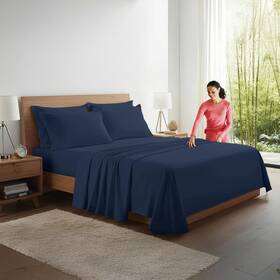 1008851416 Kickoff Home 100% Organic Bamboo Viscose Sheets Set 300 Thread Count 4-pc Luxury 1008851416 Kickoff Home 100% Organic Bamboo Viscose Sheets Set 300 Thread Count 4-pc Luxury