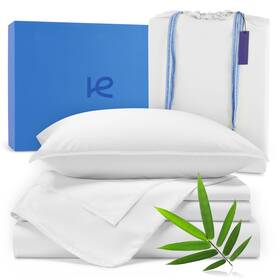 Kickoff Home 810147221561 Viscose Bamboo Sheets King Size 4-pc 100% Organic Bed Kickoff Home 810147221561 Viscose Bamboo Sheets King Size 4-pc 100% Organic Bed
