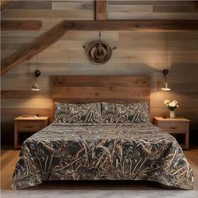 07151000014rt Kimlor Realtree Max-5 Camouflage Bed Sheets - 3 Piece Camo Bedding Twin Max 5