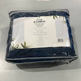 Kingbamboo-sheet-4pc-navy King Bamboo Comfort 1800 Thread Count Luxury Sheet Set 4pc Size - Navy Kingbamboo-sheet-4pc-navy King Bamboo Comfort 1800 Thread Count Luxury Sheet Set 4pc Size - Navy