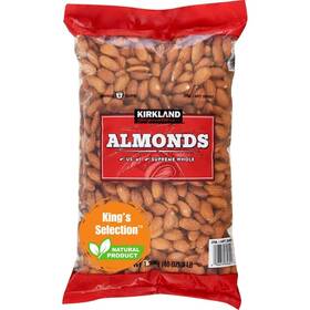 Kings Selection 762715416841 X Kirkland Signature Whole Almonds - 3pounds In