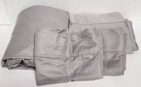 Kirkland 096619056682 Queen Size Signature 680 Tc Sheet Set Alloy Grey Missing 1 Pillowcase