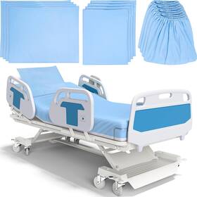 Hm250401001 Kissealed 12 Pack Hospital Bed Sheets For Home Use Extra Long Fitted Shee