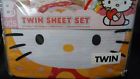 Kitty Sheet Set Twin Kids Girls Fitted Boutique Floral Pillowcase Flat Kitty Sheet Set Twin Kids Girls Fitted Boutique Floral Pillowcase Flat