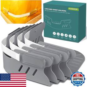 B0f9lbyxzj Kuodieor Bed Sheet Holders For Corners Heavy Duty Fitted Holder Lock