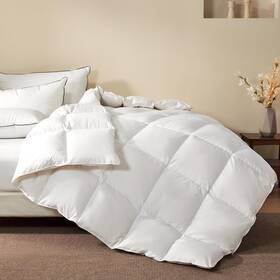 Me161-k Kusnug Feather Down Fibers Duvet Insert King Size - Ultra-quiet 600tc Egyptian Cotto Me161-k Kusnug Feather Down Fibers Duvet Insert King Size - Ultra-quiet 600tc Egyptian Cotto