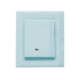 20387438 Lacoste Home Solid Cotton Percale Sheet Set Pale Aqua California King 20387438 Lacoste Home Solid Cotton Percale Sheet Set Pale Aqua California King