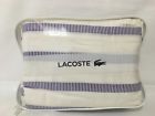 Lacoste Bristol White Purple Queen Sheet Set 734737400351