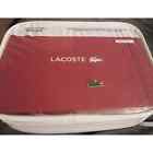 Lacoste Queen Sheet Set Solid Garnet 100 Cotton Percale Ships Free Usa 734737425521 Lacoste Queen Sheet Set Solid Garnet 100 Cotton Percale Ships Free Usa 734737425521