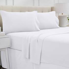 Lalaloom 840029695074 Full Bed Sheet Set Soft Microfiber Hotel Luxury Bedding Extra Deep Po