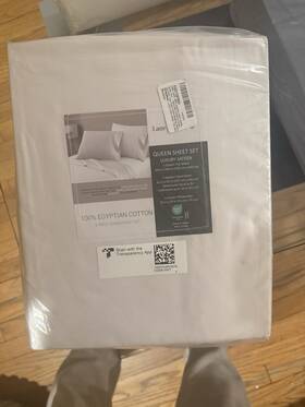 1000tc4pcsoeckss-wht Lane Linen 1000 Thread Count 100% Egyptian Cotton Sateen Queen And King Sheet Set