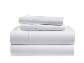 Lane Linen 810083901701 100% Egyptian Cotton Sheets Queen Size - 1000 Thread Count White Bed F