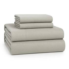 Lane Linen 810083903071 100% Cotton King Flannel Sheets Set - Brushed For Extra Softness Lightweigh