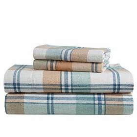 Lane Linen 810119230119 Cotton Flannel Sheets Cal King Size - Brushed For Extra Softness Lightweigh