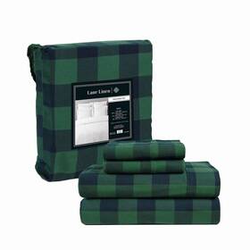 Lane Linen 810119236418 Cotton Flannel Sheets King Size - Brushed For Extra Softness 100%