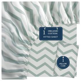 Lane Linen 810119237569 100% Organic Cotton Twin Fitted Sheet 2-piece Set 1 Pillowc Lane Linen 810119237569 100% Organic Cotton Twin Fitted Sheet 2-piece Set 1 Pillowc