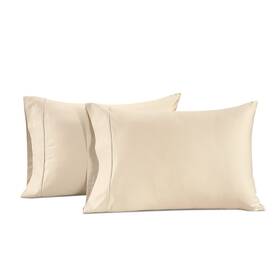 Lane Linen 810119238191 100% Cotton Pillowcases King Size Set Of 2 Premium 450 Thread Count Sateen