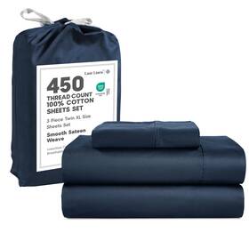 Lane Linen 810119238481 Twin Xl Sheets - 3 Pc Sheet 450 Thread Count 100% Cotton She