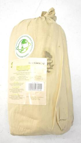 B08czx5zyz Lane Linen King Size Bed Sheet Set 4 Piece Organic Cotton Beige Percale Sheets