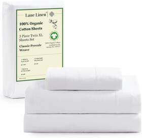 Ogn160ss-txl-wht Lane Linen 100% Organic Cotton White Twin Xl Sheets 01 Pure