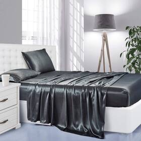 Lanest Housing 613464542940 Silk Satin Sheets Full Size Bed Sheet Set With Deep Pockets Cooling S Lanest Housing 613464542940 Silk Satin Sheets Full Size Bed Sheet Set With Deep Pockets Cooling S