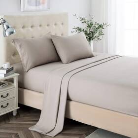 Sheets2400 Lanest Housing 613464543626 Full Size Thread Count Soft Deep Pocket Microfiber Sheets 4 Pieces Ta