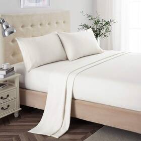 2400 Lanest Housing 613464543848 King Sheet Set Thread Count Soft Deep Pocket Microfiber Sheets 4 Piece