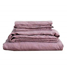 Lassli16808mat Lausonhouse Luxurious Pure French Linen Sheet Set Twin 725704038561