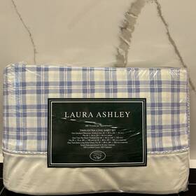 Laura Ashley 053124645305 New Home Quartet Plaid Twin Xl Sheet Set Fitted Flat Pillowcase Blu Laura Ashley 053124645305 New Home Quartet Plaid Twin Xl Sheet Set Fitted Flat Pillowcase Blu