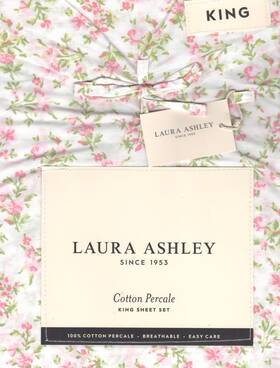 Laura Ashley 199165072301 King Sheet Set Dianes Ditsy Pink Floral 4pc Cottage Farmhouse Green Laura Ashley 199165072301 King Sheet Set Dianes Ditsy Pink Floral 4pc Cottage Farmhouse Green