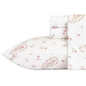 Laura Ashley 883893474871 Queen Sheets Soft Sateen Cotton Bedding Set - Sleek Smooth And Breathable Laura Ashley 883893474871 Queen Sheets Soft Sateen Cotton Bedding Set - Sleek Smooth And Breathable