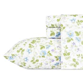 Laura Ashley 883893474895 Queen Sheets Soft Sateen Cotton Bedding Set - Sleek Smooth And Breathable