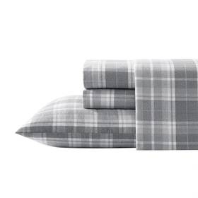 Laura Ashley 883893506251 Twin Sheet Set Cotton Flannel Bedding Brushed For Extra Softness And Comfor