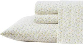 Laura Ashley 883893795907 Evie 3pc Twin Sheet Set Cottage Yellow Floral