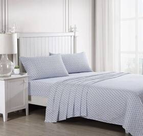 Laura Ashley 883893800588 Home - King Sheet Set Soft Sateen Cotton Bedding Sleek Smooth New Laura Ashley 883893800588 Home - King Sheet Set Soft Sateen Cotton Bedding Sleek Smooth New